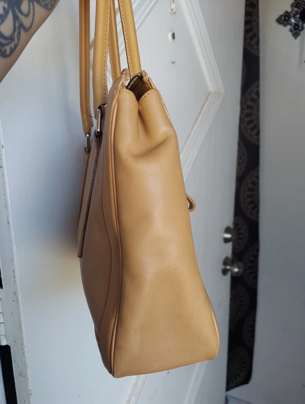 Vintage Coach Camel Large Legacy Tote 9420💛🧡